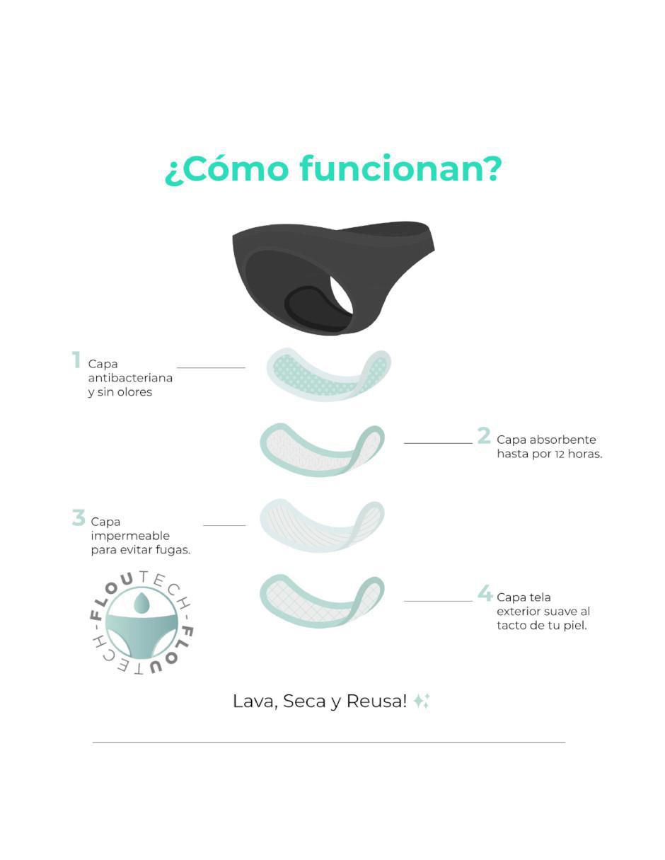 Panty menstrual flujo abundante 5