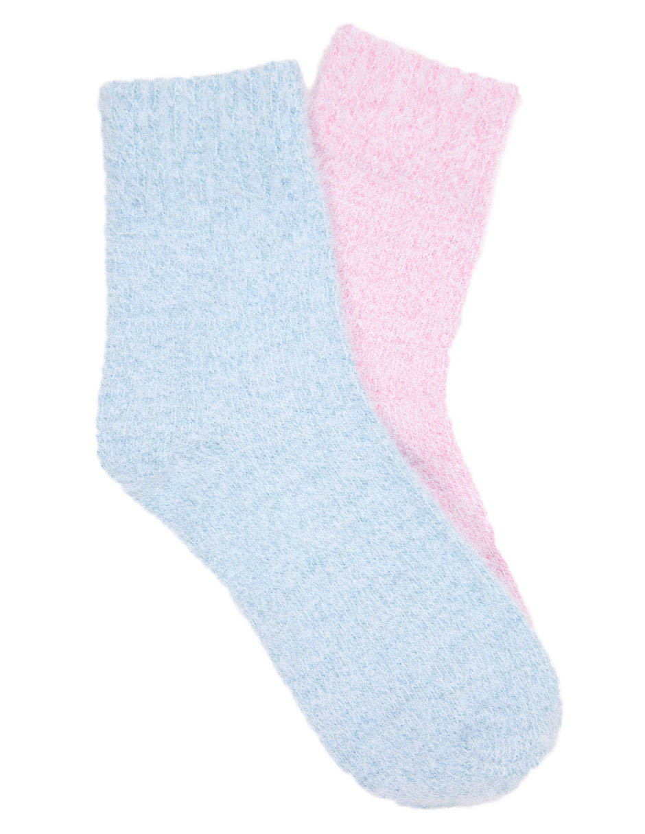 Set de calceta para mujer 2 pares Set de calceta para mujer 2 pares