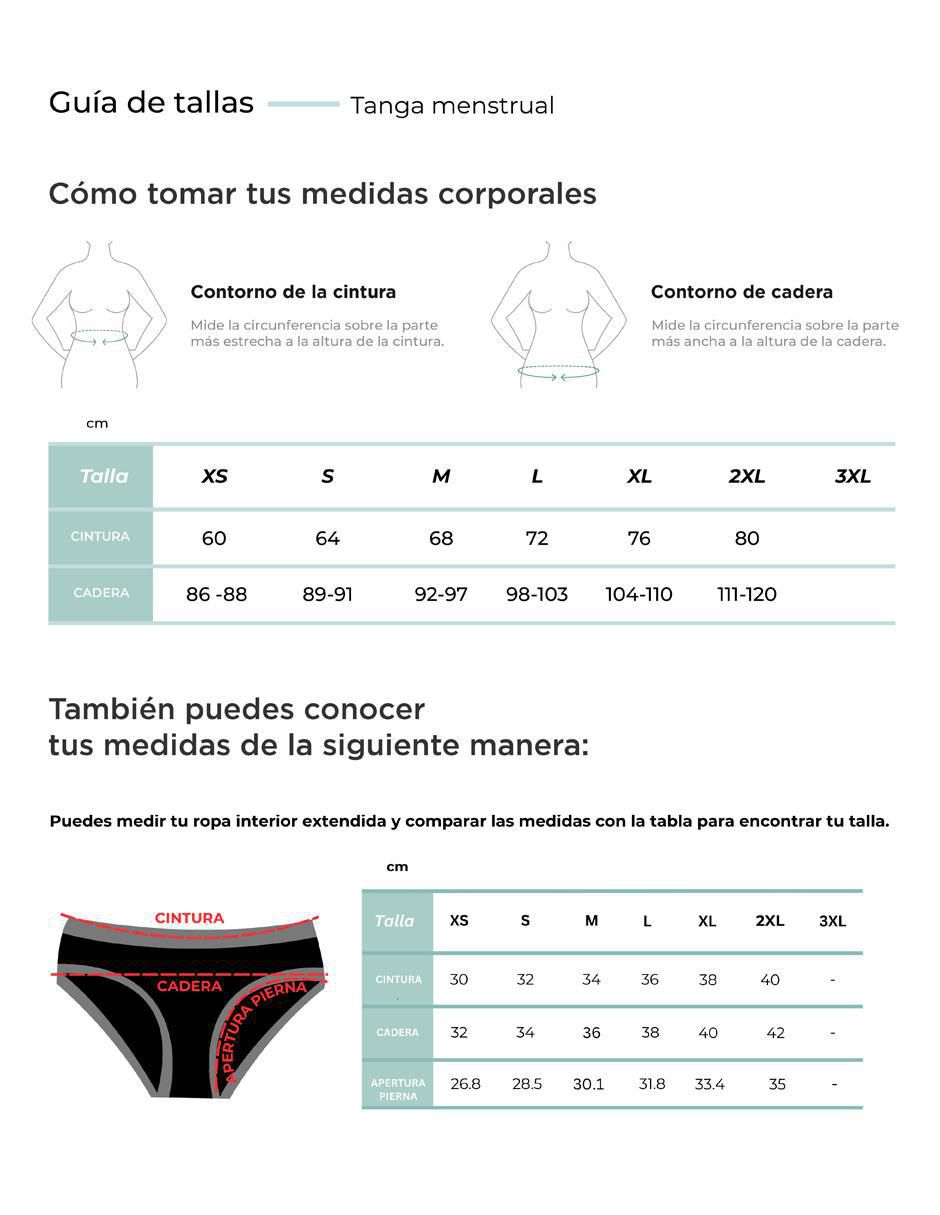 Panty menstrual flujo moderado 5