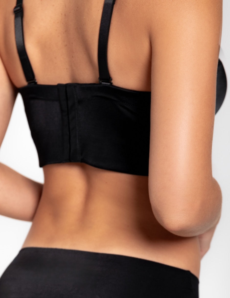 Brassiere strapless con copa para mujer 4
