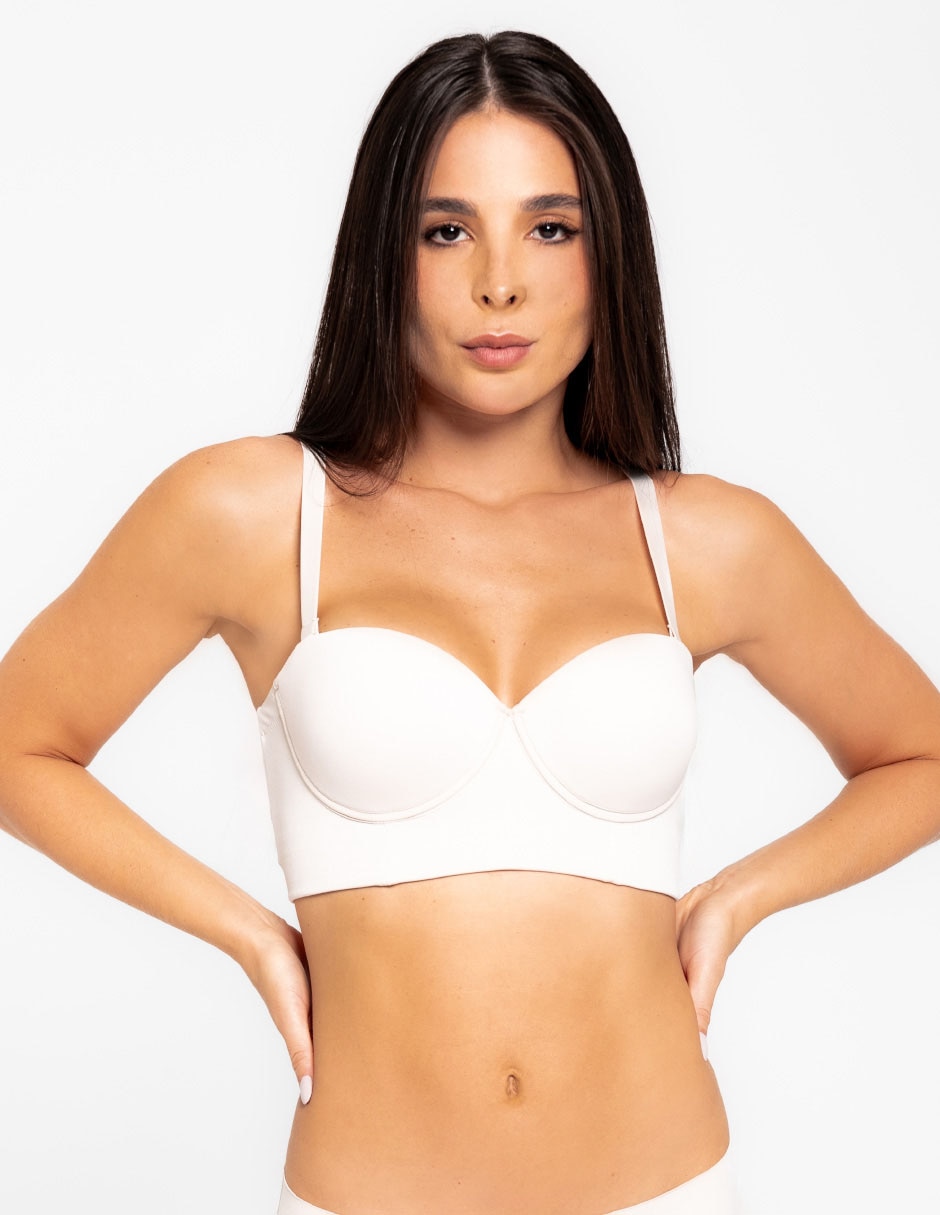 Brassiere strapless con copa para mujer Brassiere strapless con copa para mujer