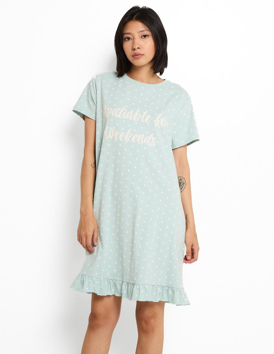 Camisón de algodón