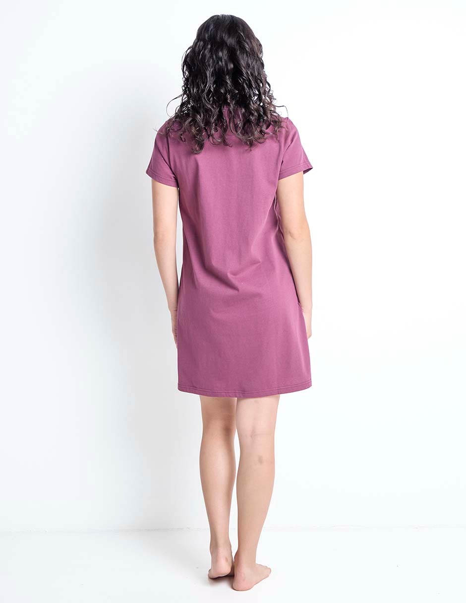 Camisón estampado de algodón 2