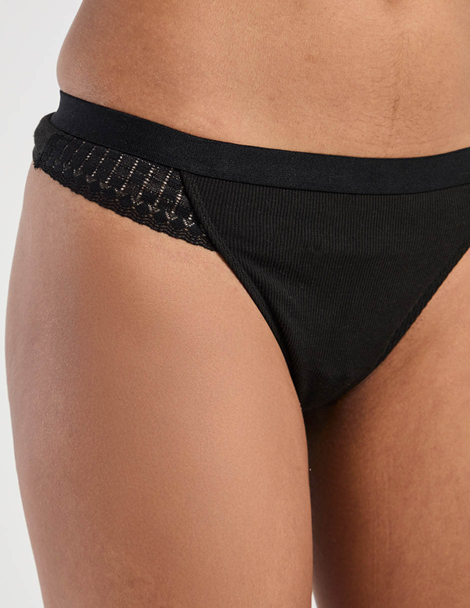 Tanga de algodón para mujer 4