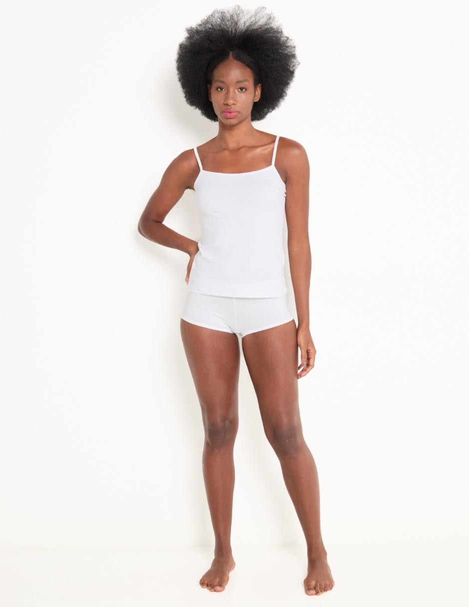 Camiseta escote medio de algodón pima 3