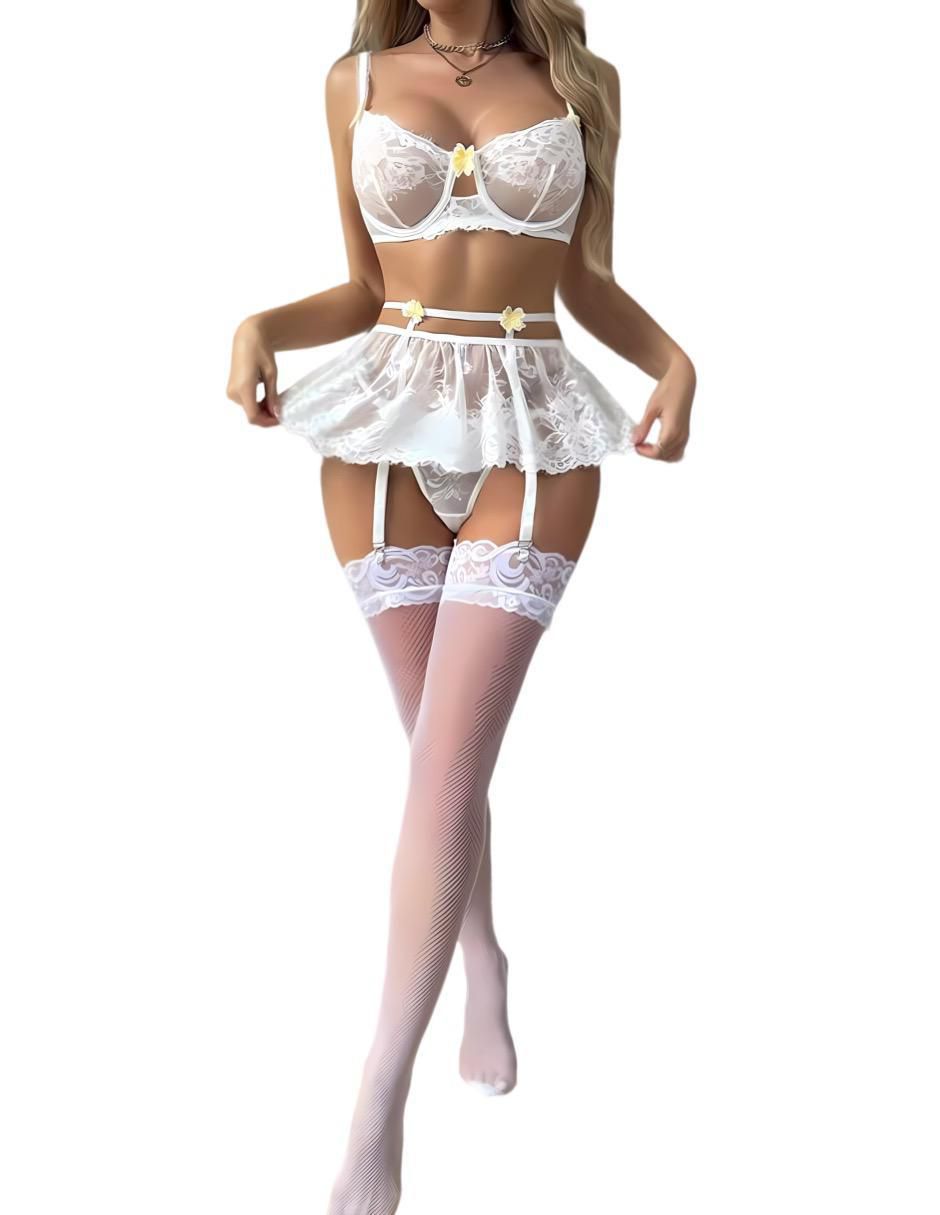 Set bra-panty-liguero 4