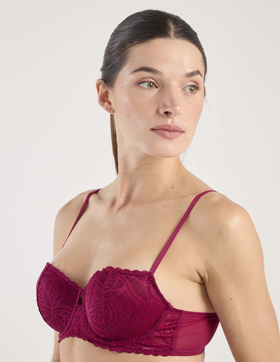 Brassiere demi con copa para mujer 2