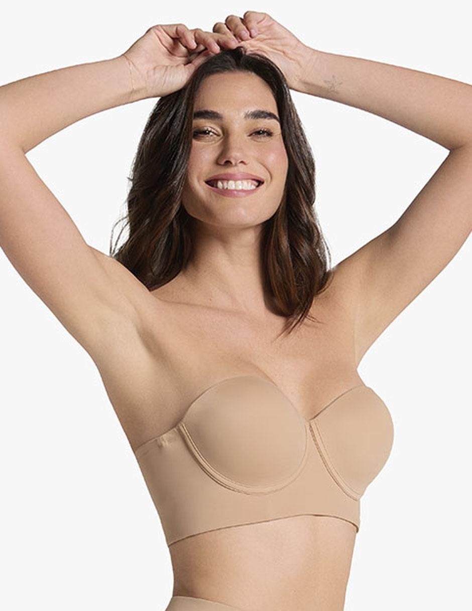 Brassiere balconette copa push up para mujer 4