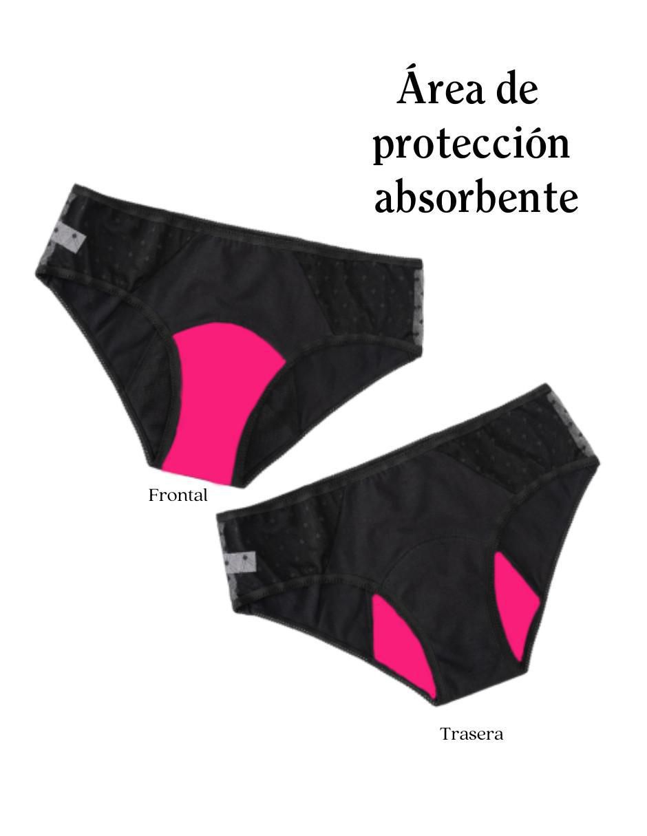 Panty menstrual flujo moderado 6