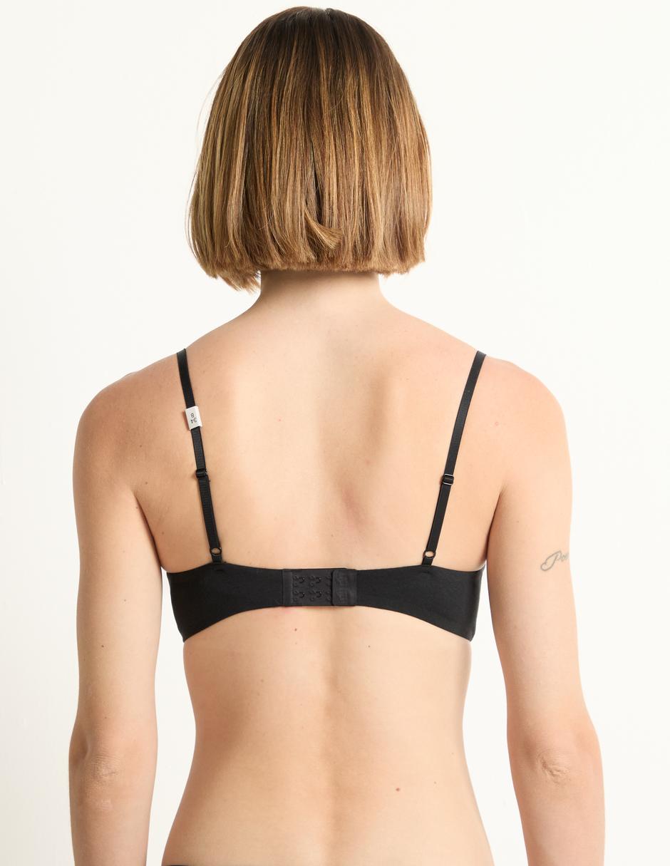 Brassiere demi con copa para mujer 3