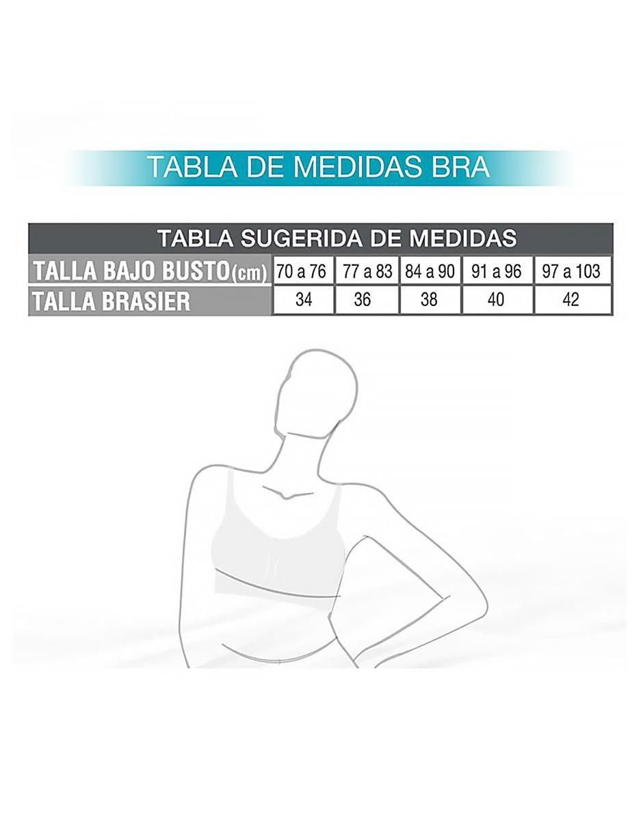 Faja tipo brassiere con compresión media para mujer 7
