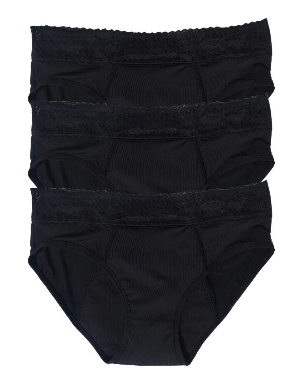 Set panty menstrual luna segura "flujo" abundante