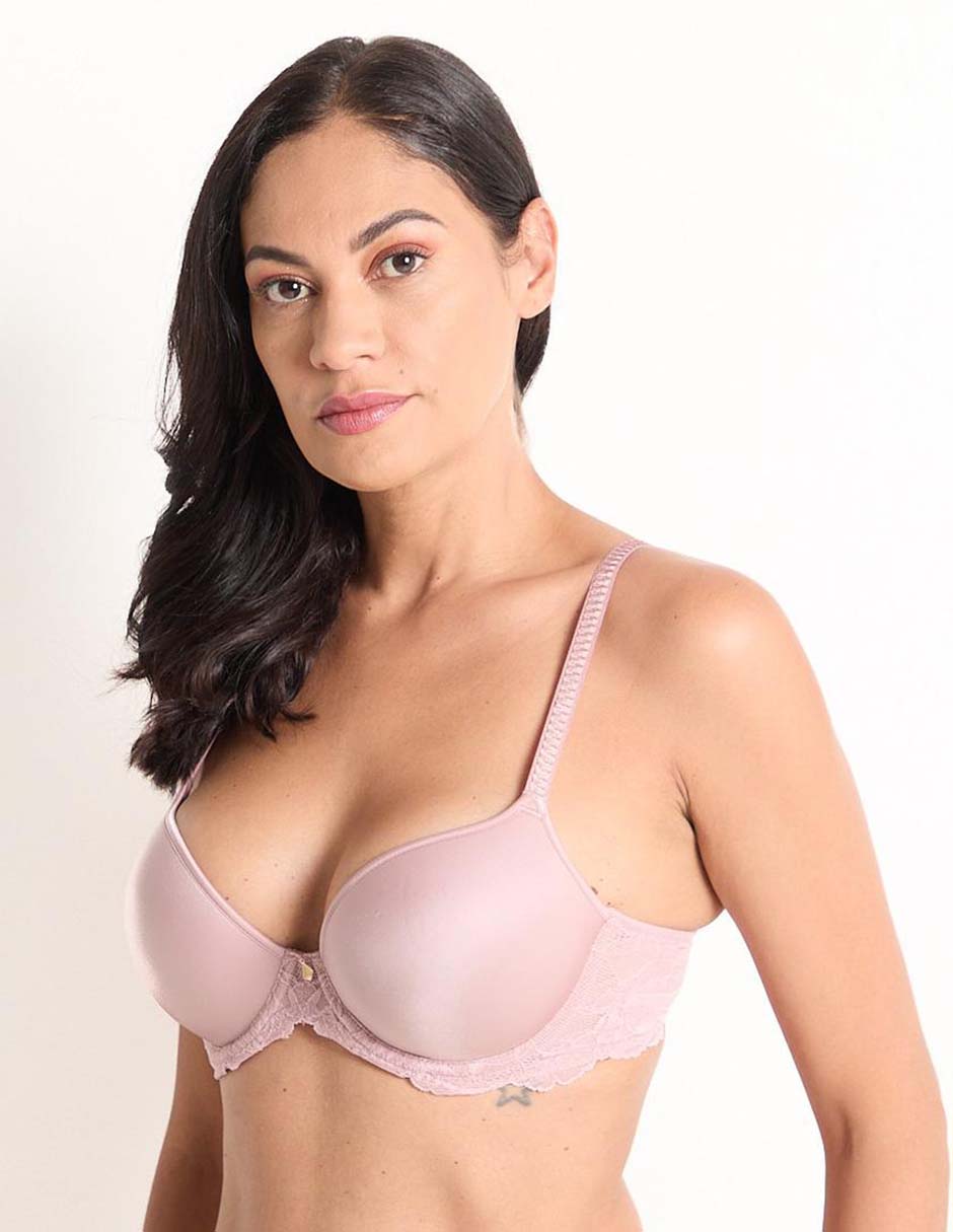 Brassiere demi copa preformada para mujer 2