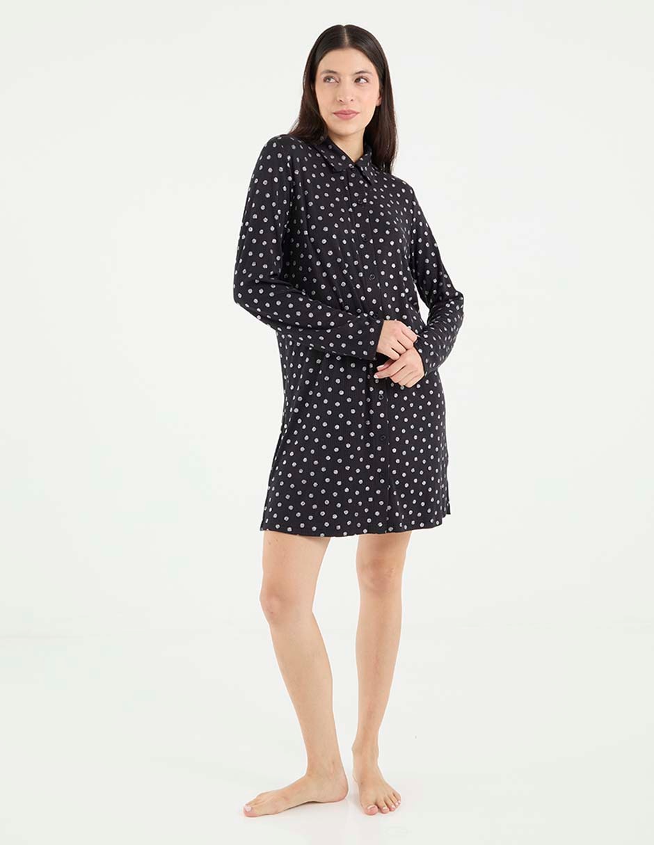 Camisón estampado lunares Camisón estampado lunares