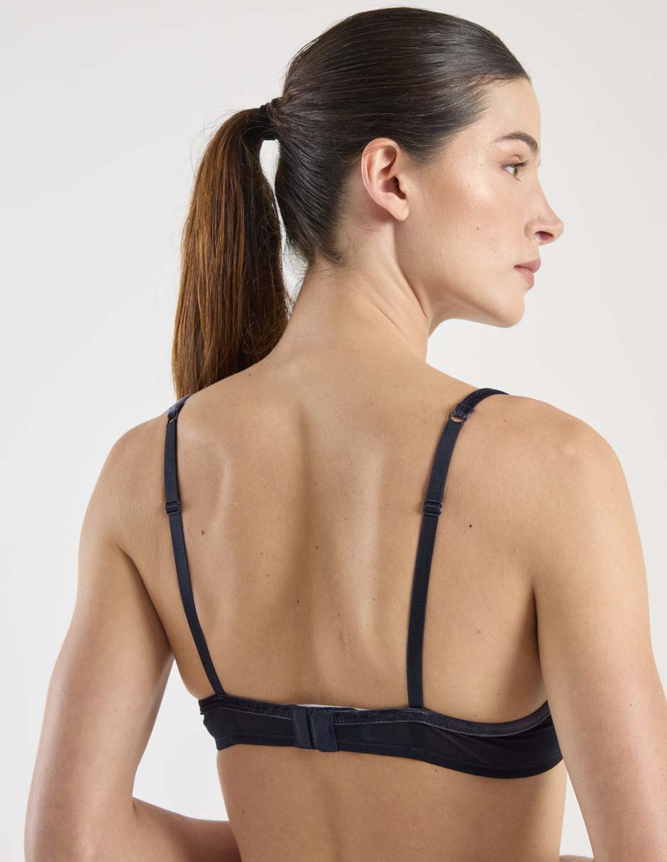 Brassiere balconette con copa para mujer 3