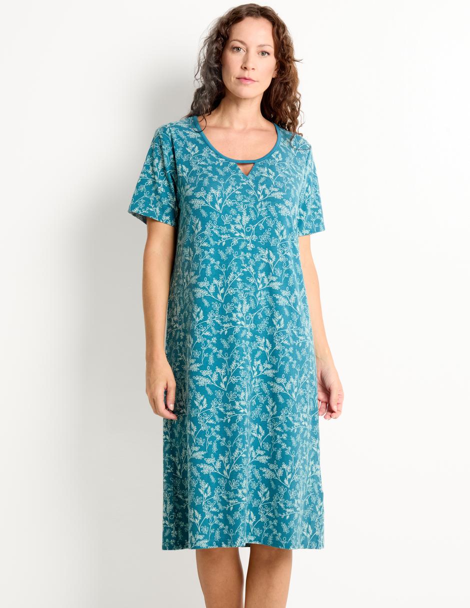 Camisón estampado floral de algodón Camisón estampado floral de algodón