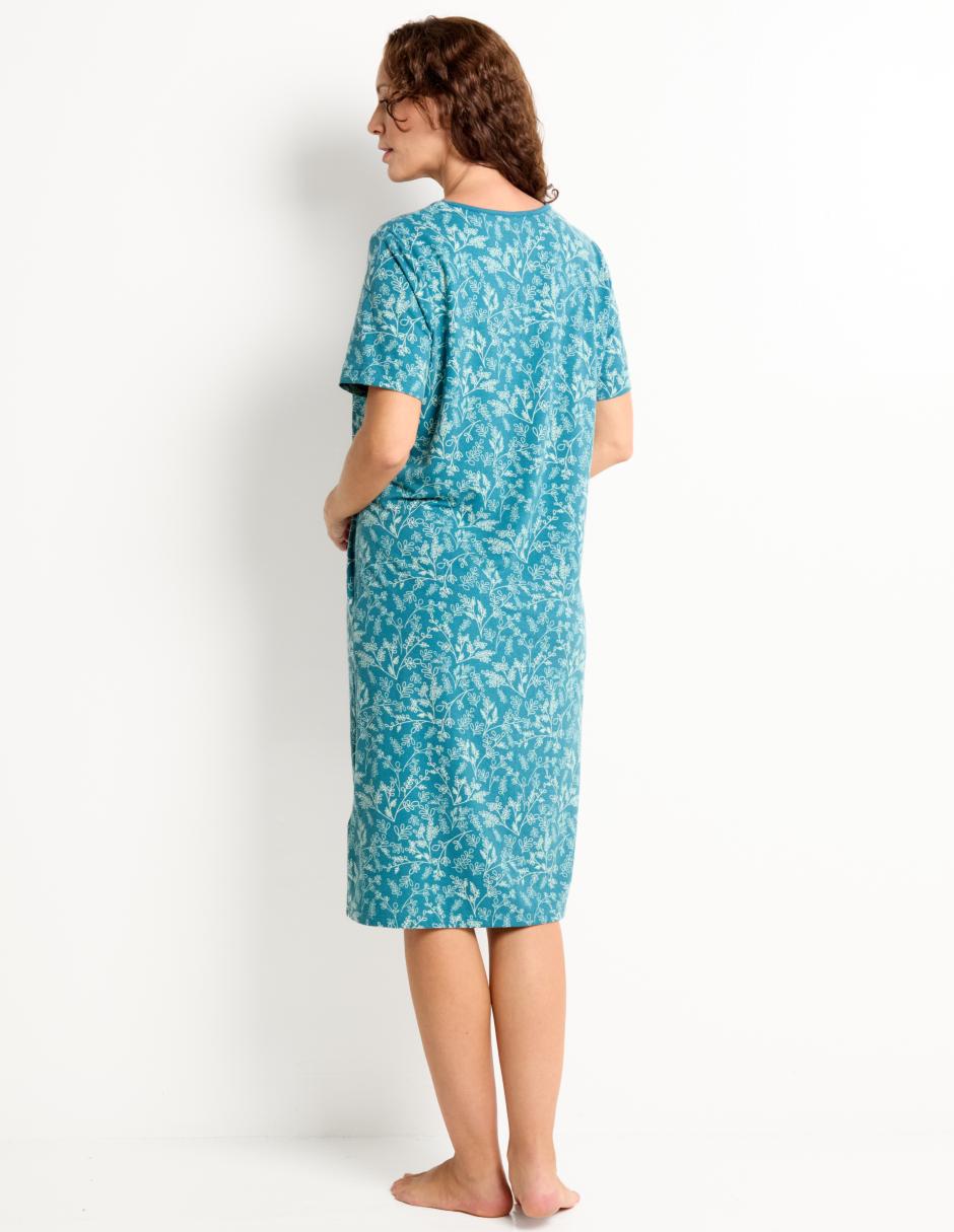 Camisón estampado floral de algodón 2
