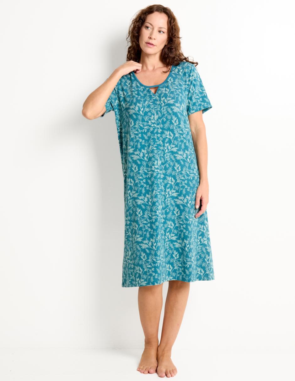 Camisón estampado floral de algodón 3
