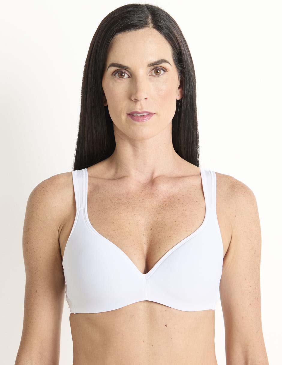 Brassiere demi copa preformada para mujer