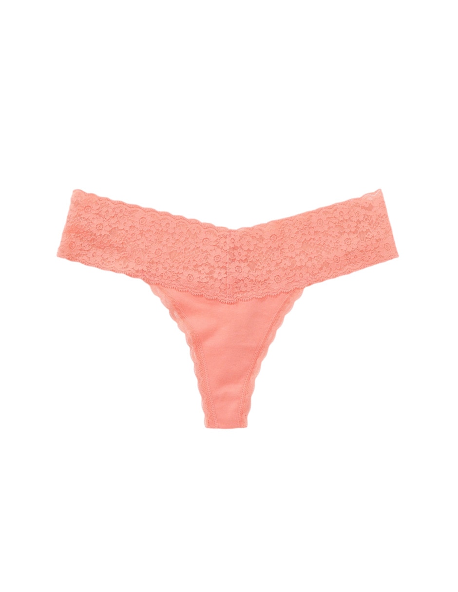 Tanga de algodón para mujer