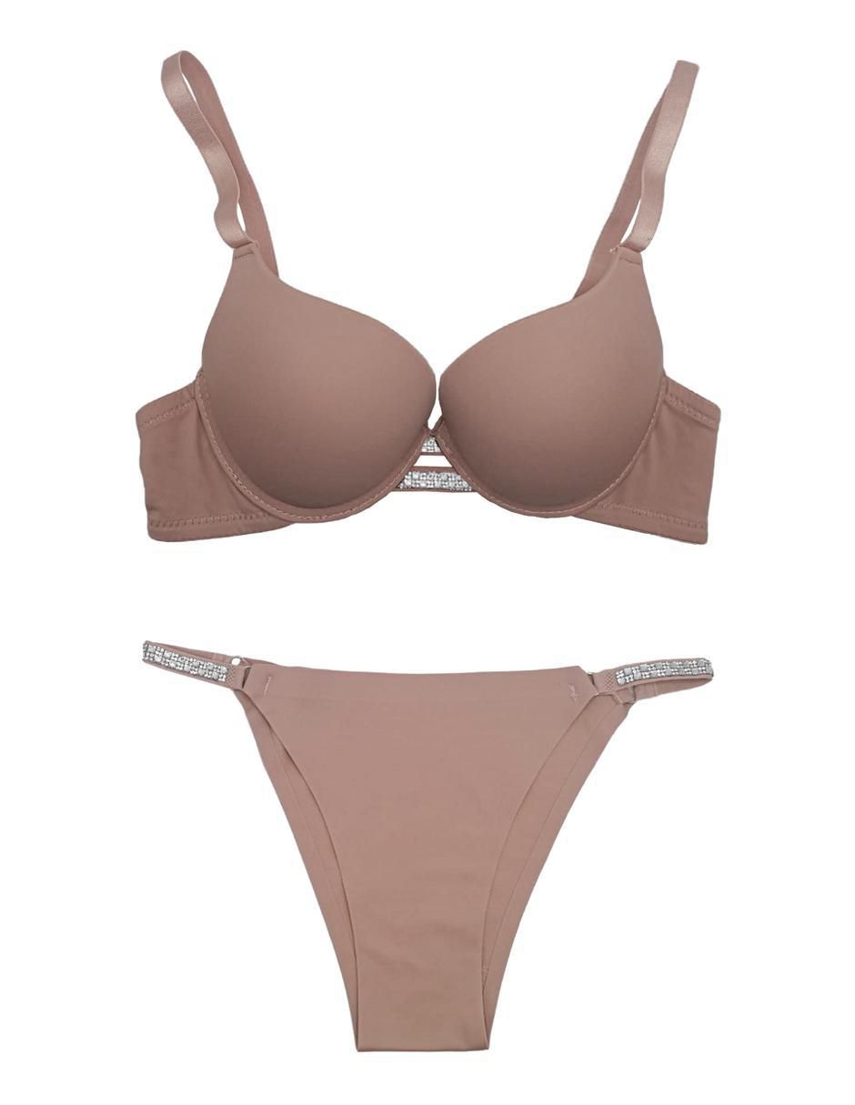 Conjunto de bra y panty tatys fashion "de" nylon