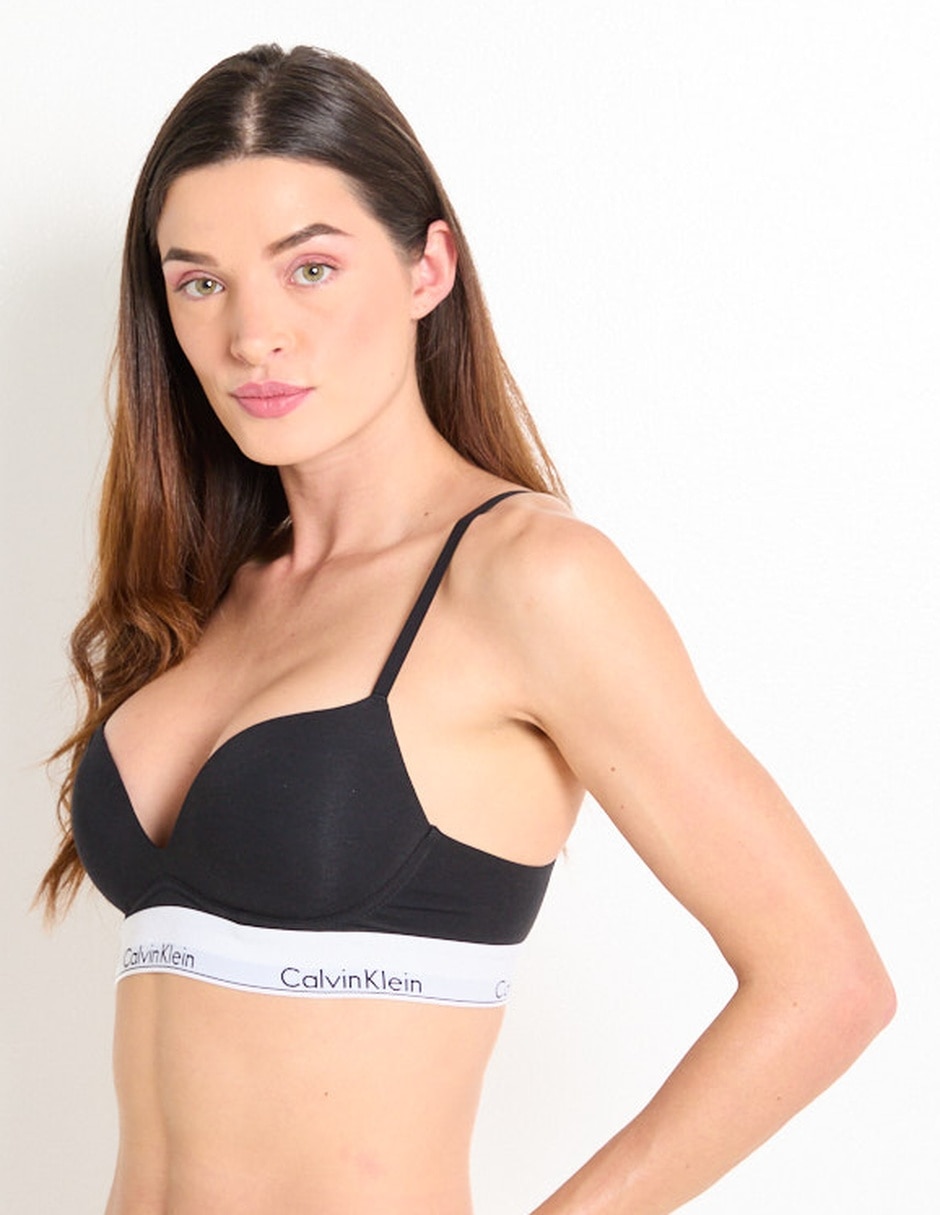 Brassiere plunge con copa para mujer 2