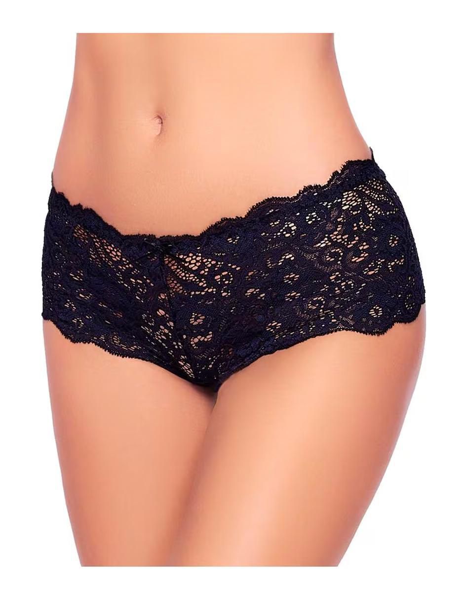 Ropa Interior Para Mujer Cacheteros Encaje Lenceria Boxer Dama