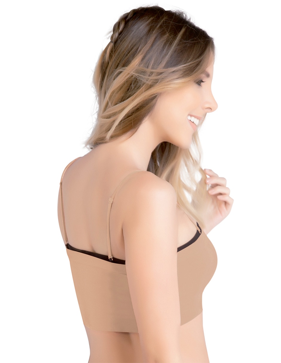 Brassiere strapless con copa para mujer 2
