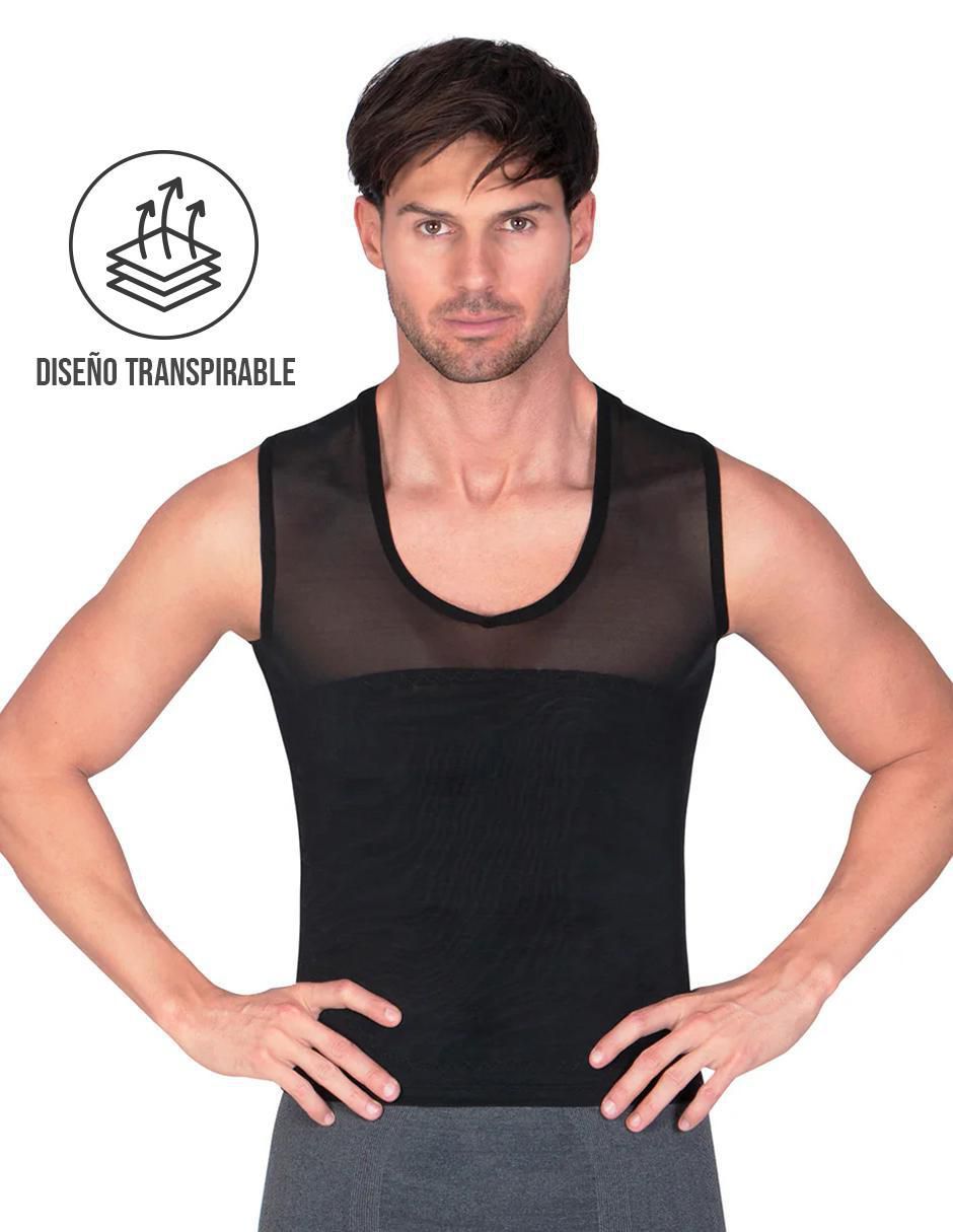 Camiseta tipo faja bellaform "con compresión" alta "para" hombre