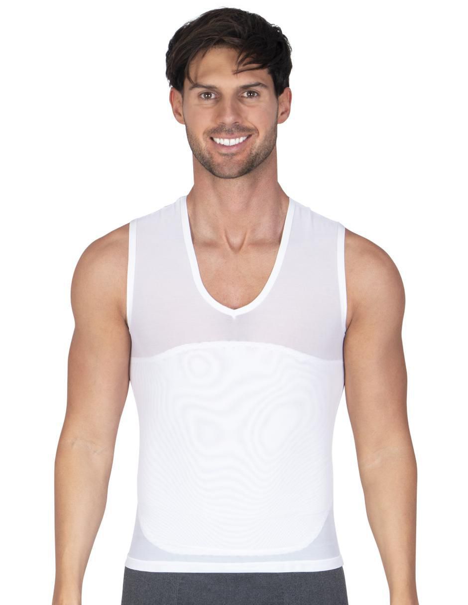 Camiseta tipo faja con compresión alta para hombre