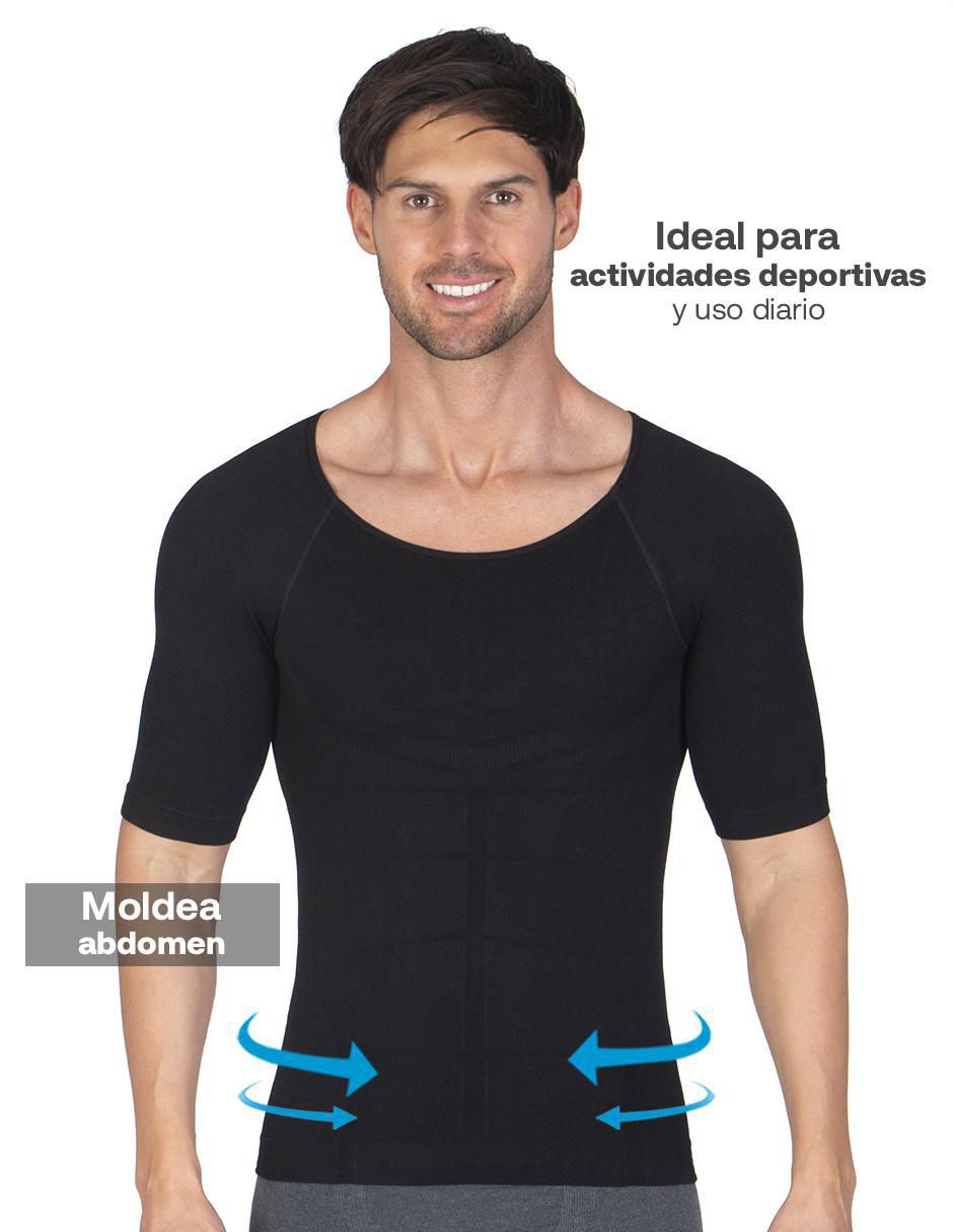 Camiseta tipo faja con compresión media para hombre 3