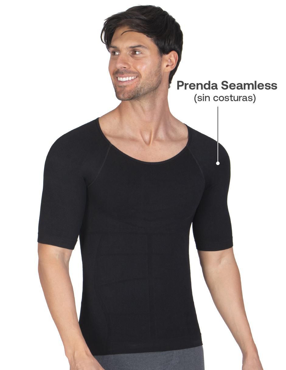 Camiseta tipo faja con compresión media para hombre 4