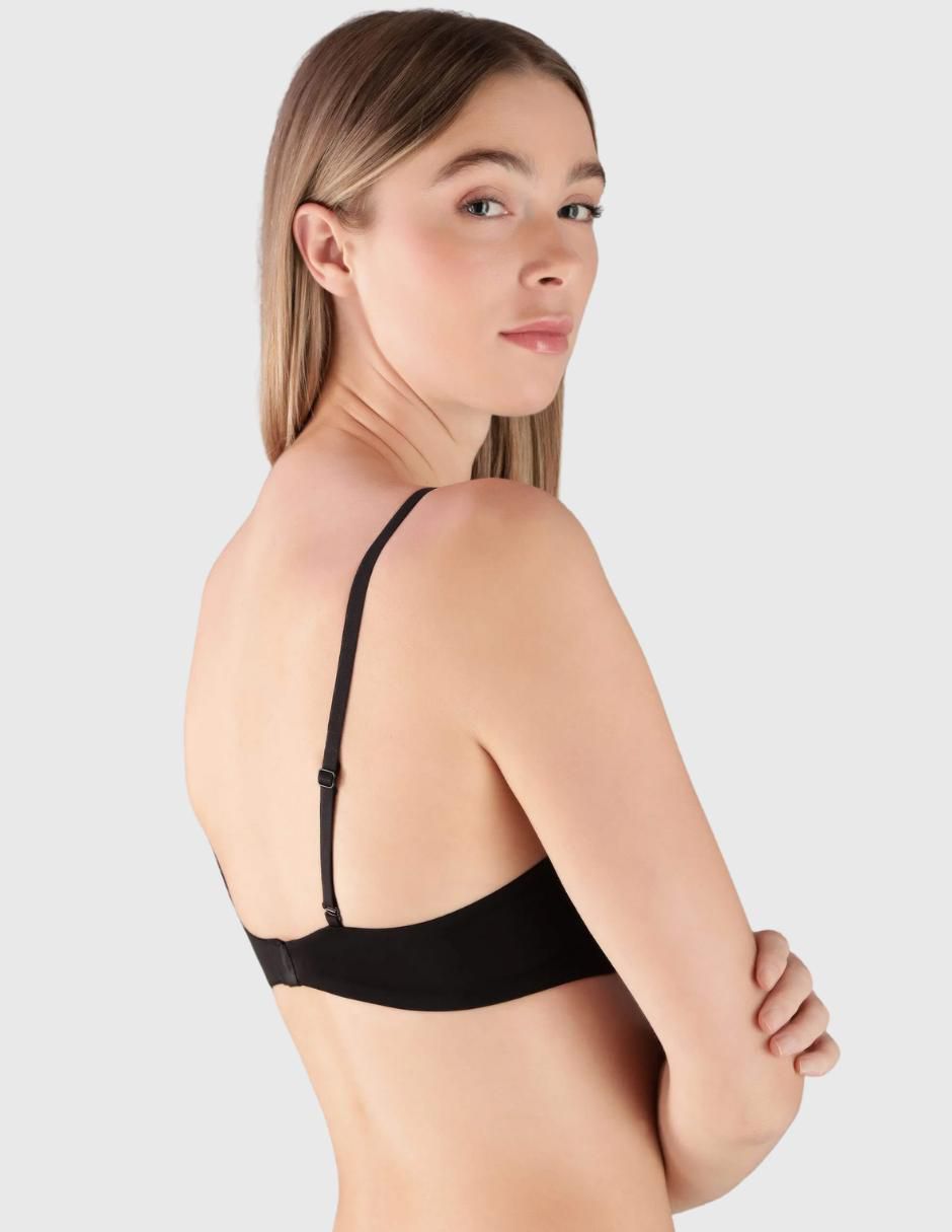 Brassiere demi copa preformada para mujer 3