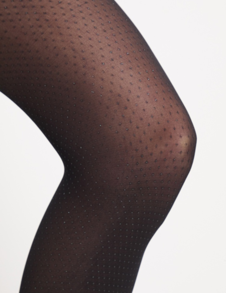 Pantimedias compresión baja estampado lunares 4