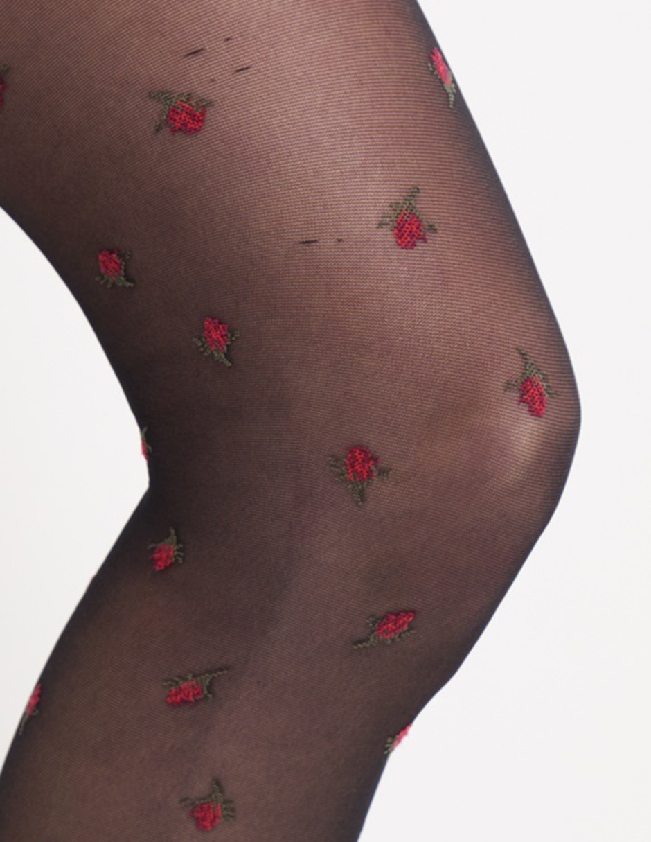 Pantimedias compresión baja estampado floral 4