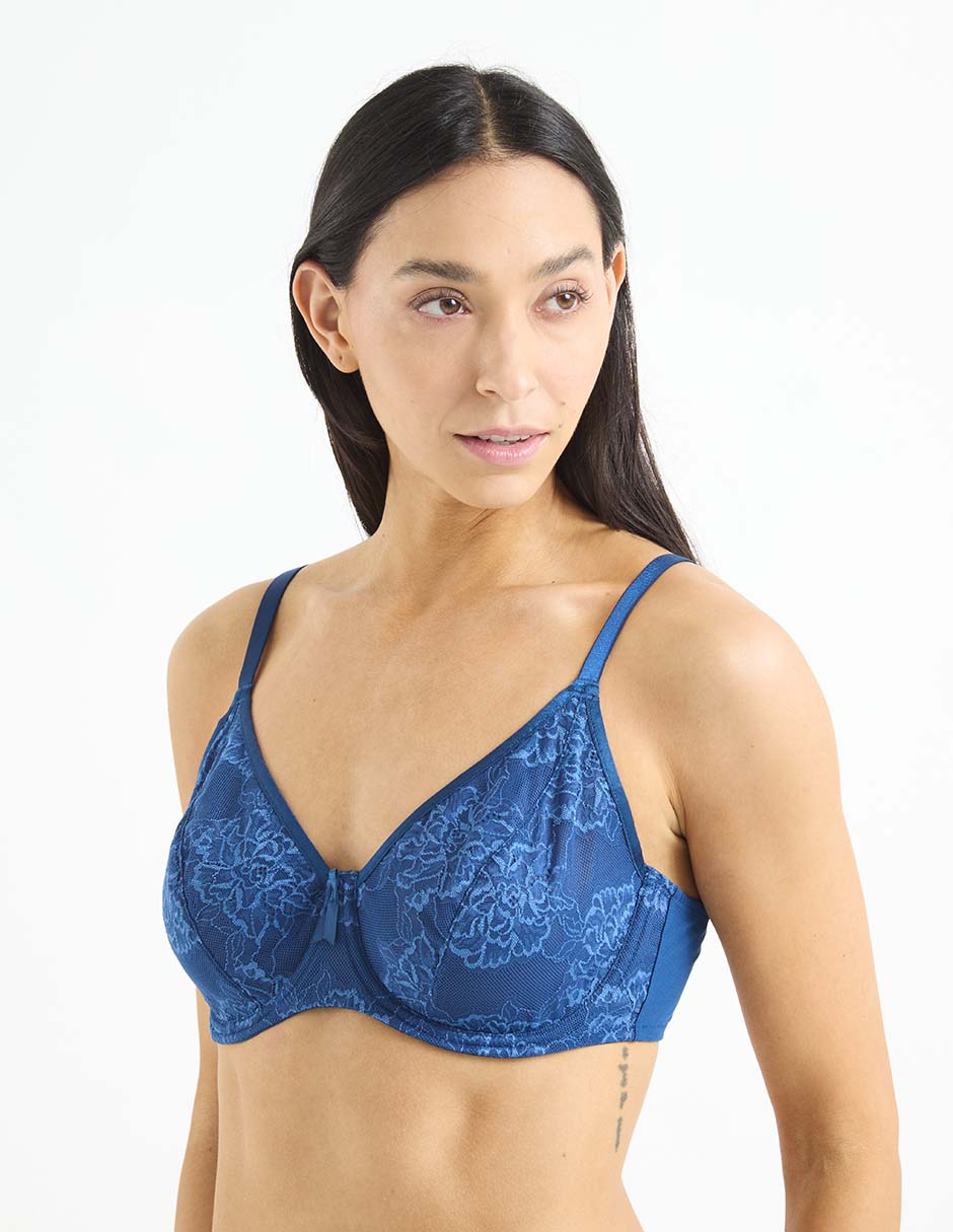 Brassiere balconette copa con copa para mujer 2