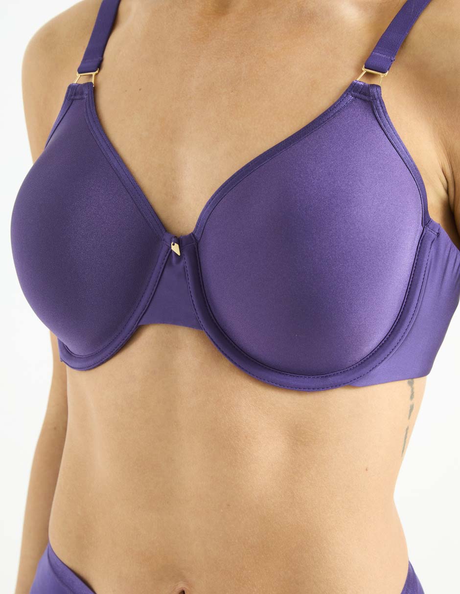 Brassiere demi copa preformada para mujer 4
