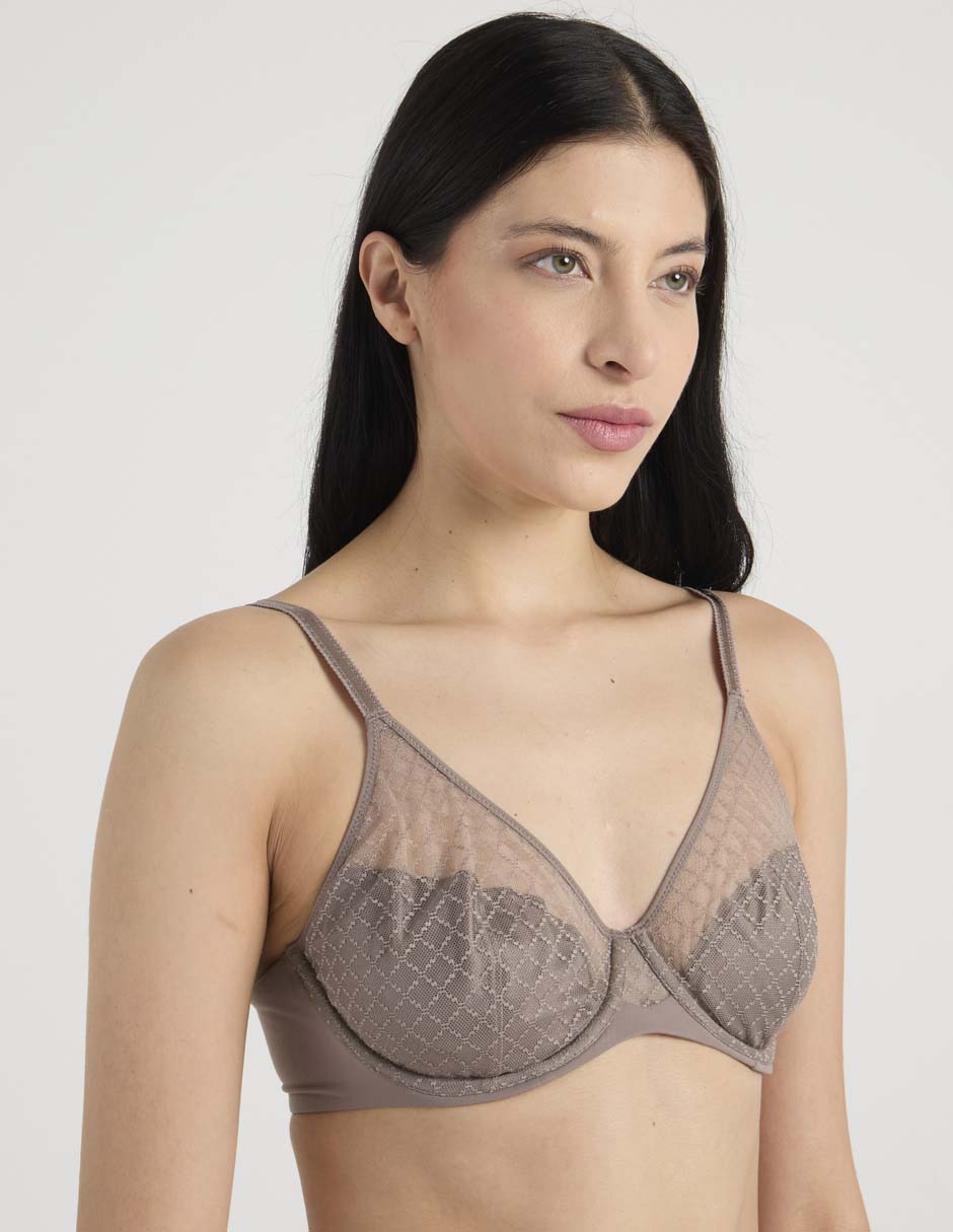Brassiere triangle con copa para mujer 2