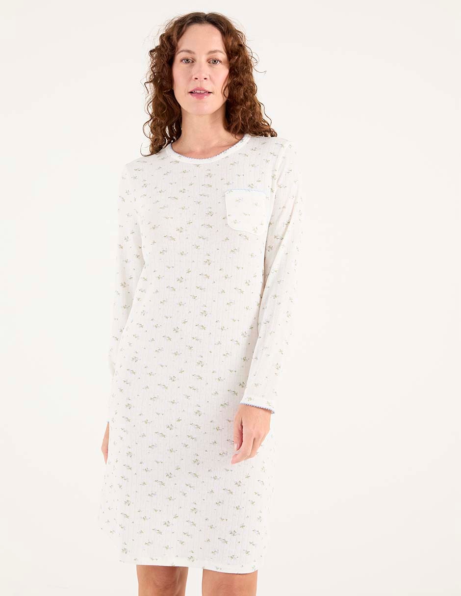 Camisón estampado floral