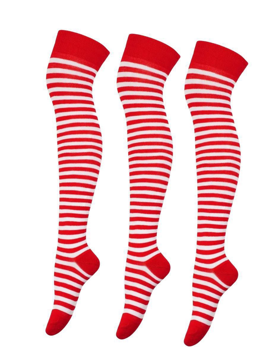 Set de calceta de acrílico para mujer 3 pares