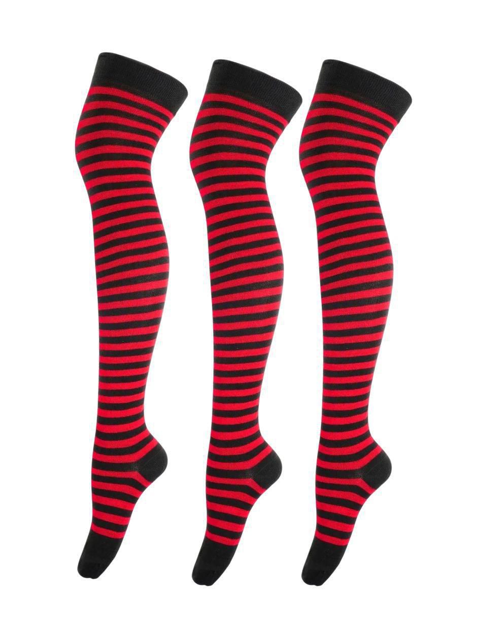 Set de calceta de acrílico para mujer 3 pares