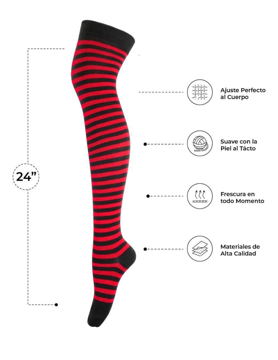 Set de calceta de acrílico para mujer 3 pares 2