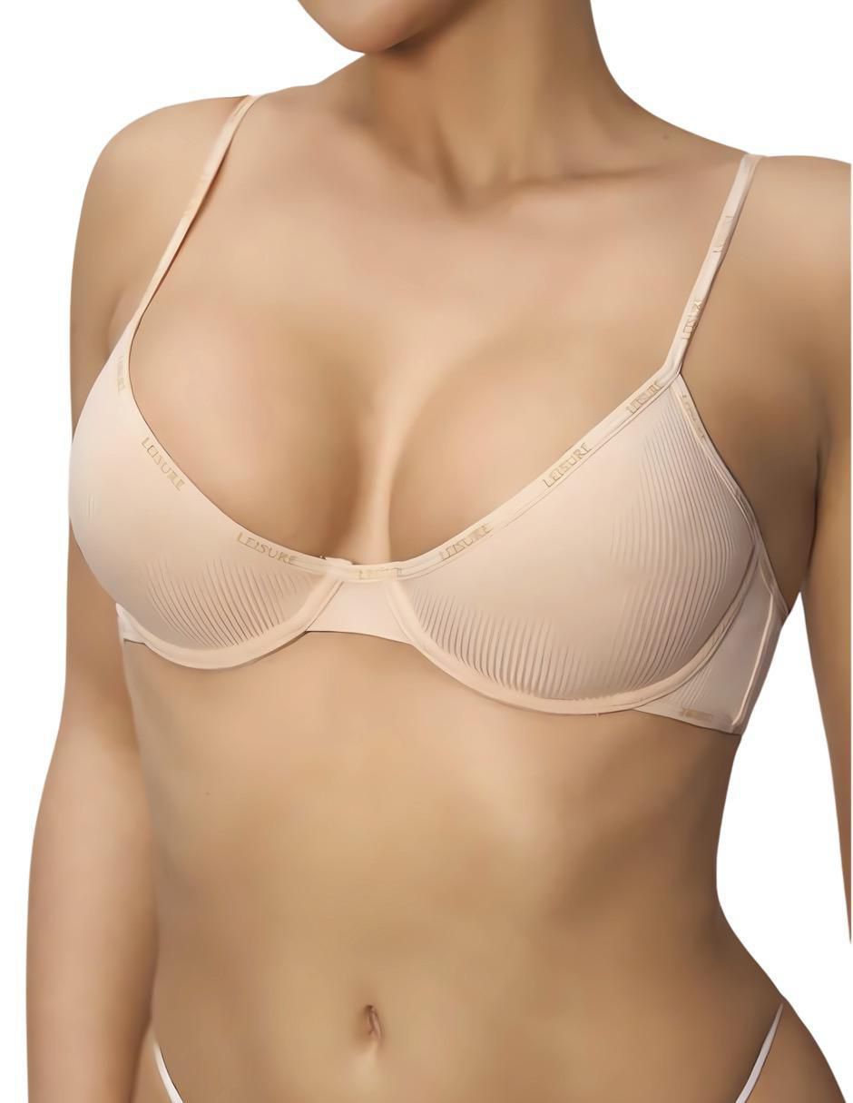Brassiere demi media copa para mujer 4