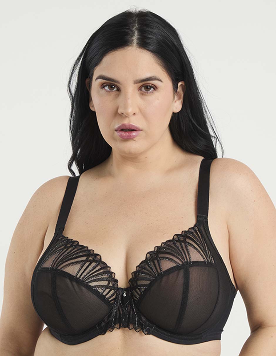 Brassiere demi copa preformada para mujer Brassiere demi copa preformada para mujer