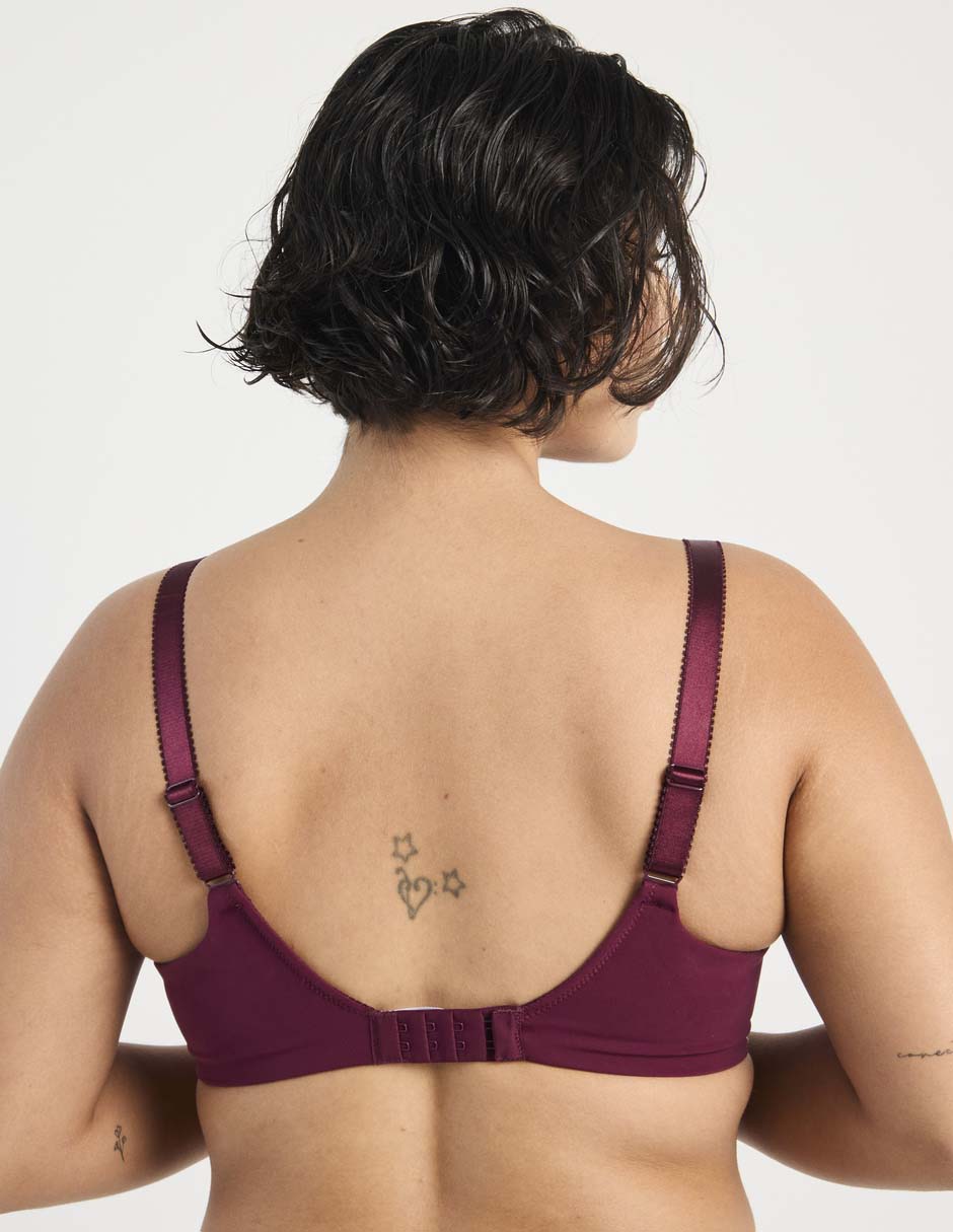 Brassiere demi copa preformada para mujer 3