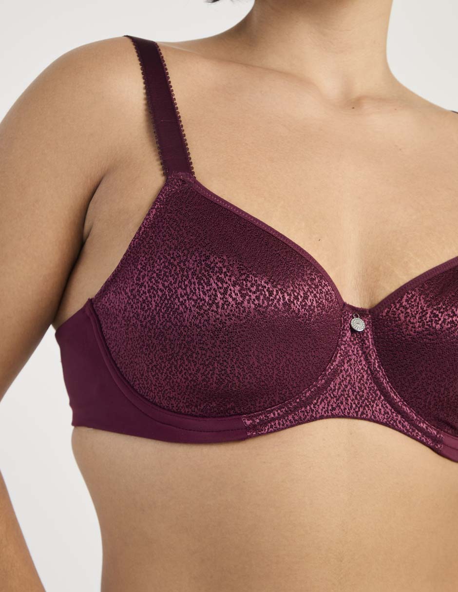 Brassiere demi copa preformada para mujer 4