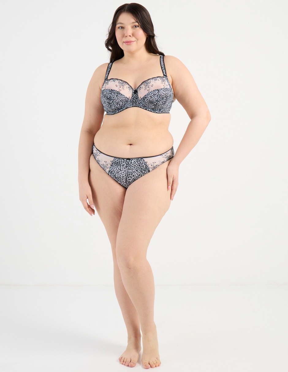 Brassiere demi copa preformada para mujer 5