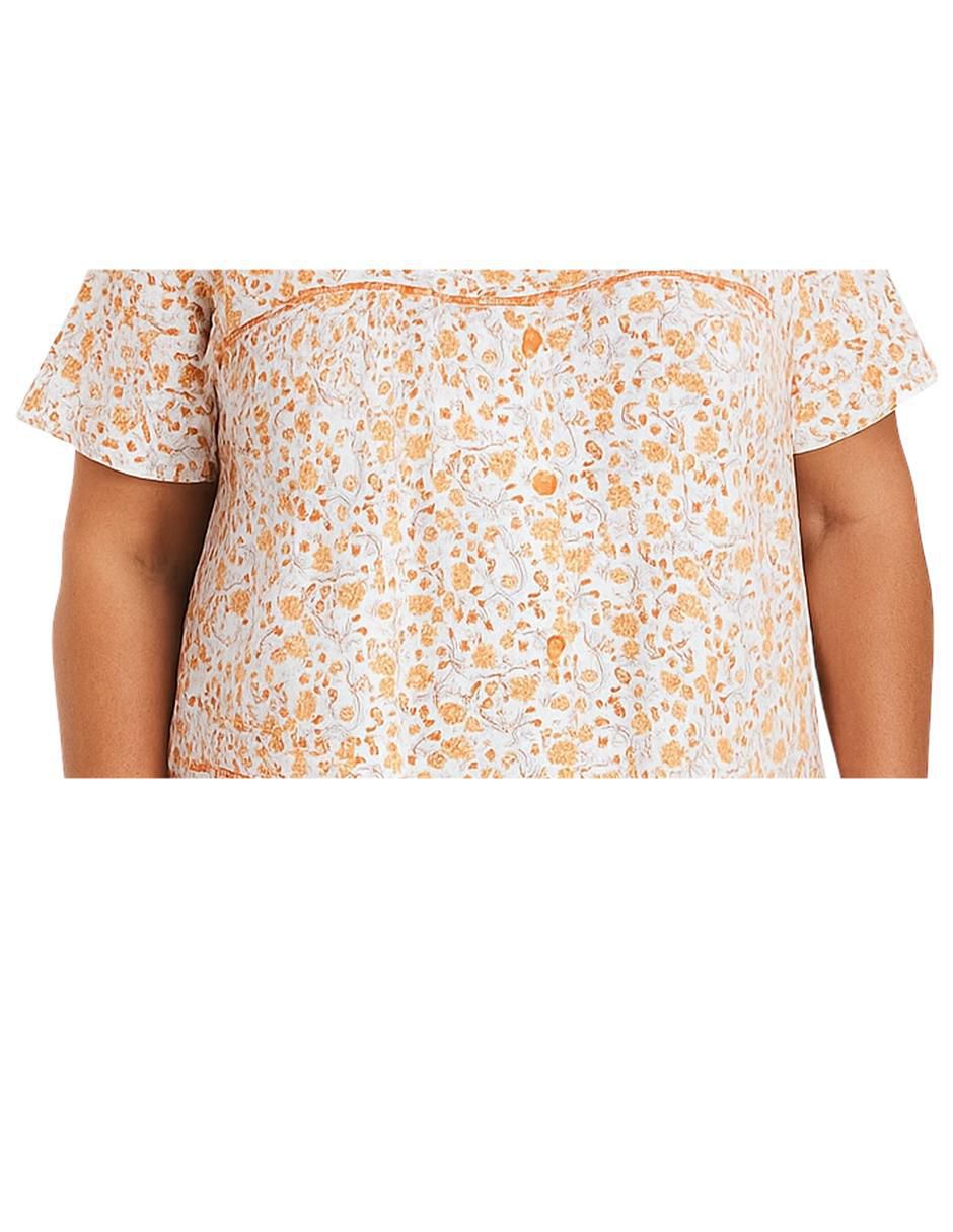 Camisón tatys fashion "estampado" floral "de" algodón