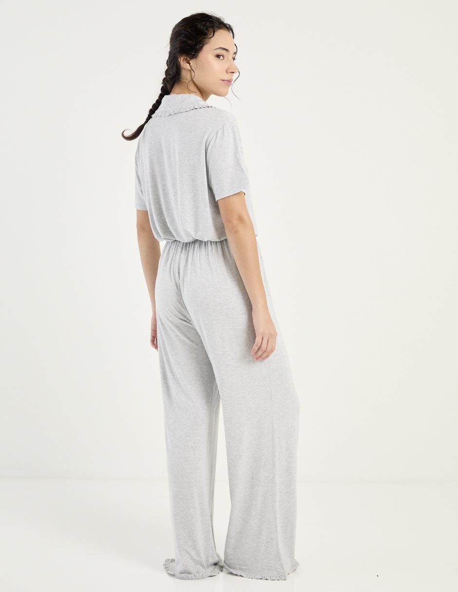 Pantalón pijama de algodón para mujer 2