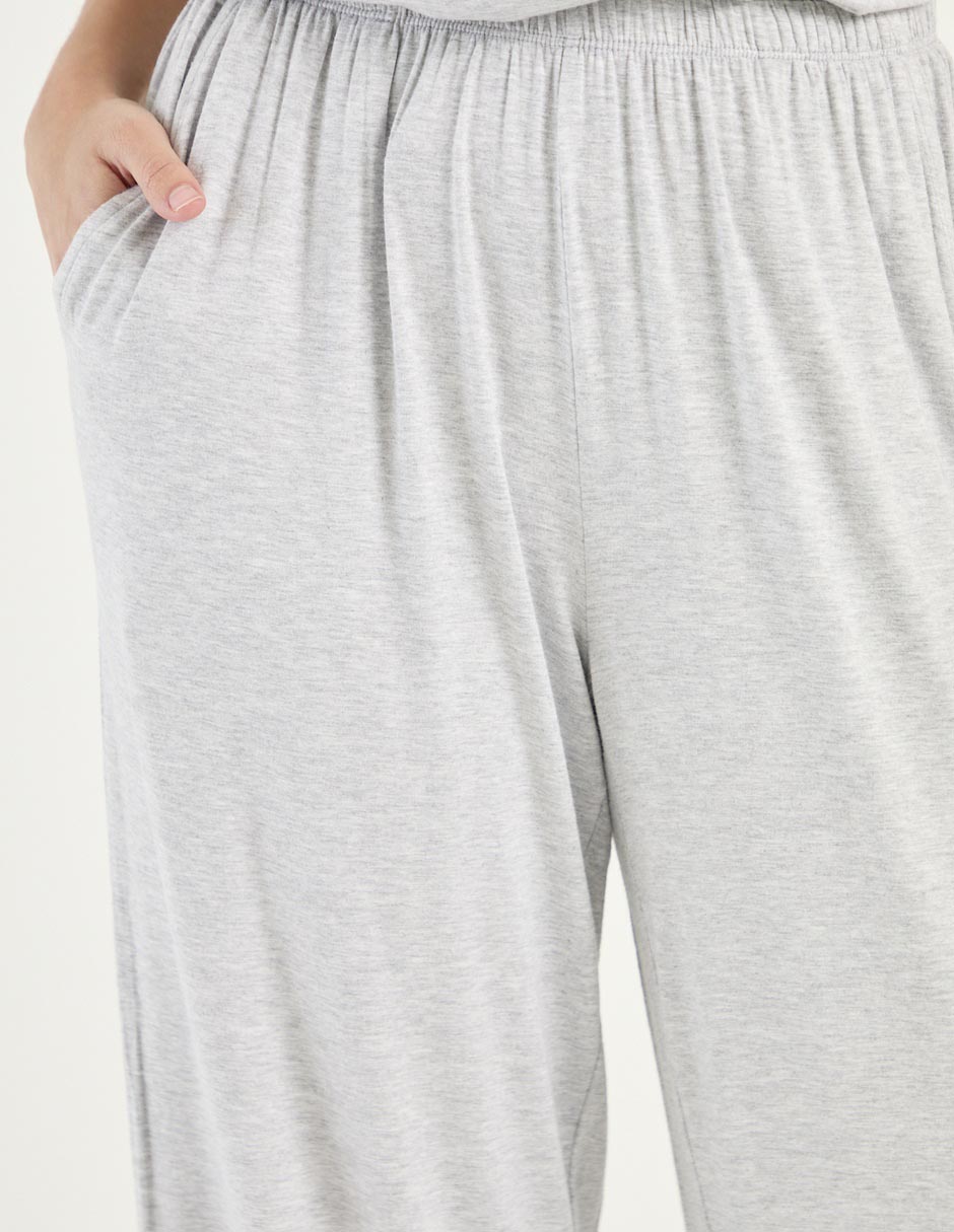 Pantalón pijama de algodón para mujer 4